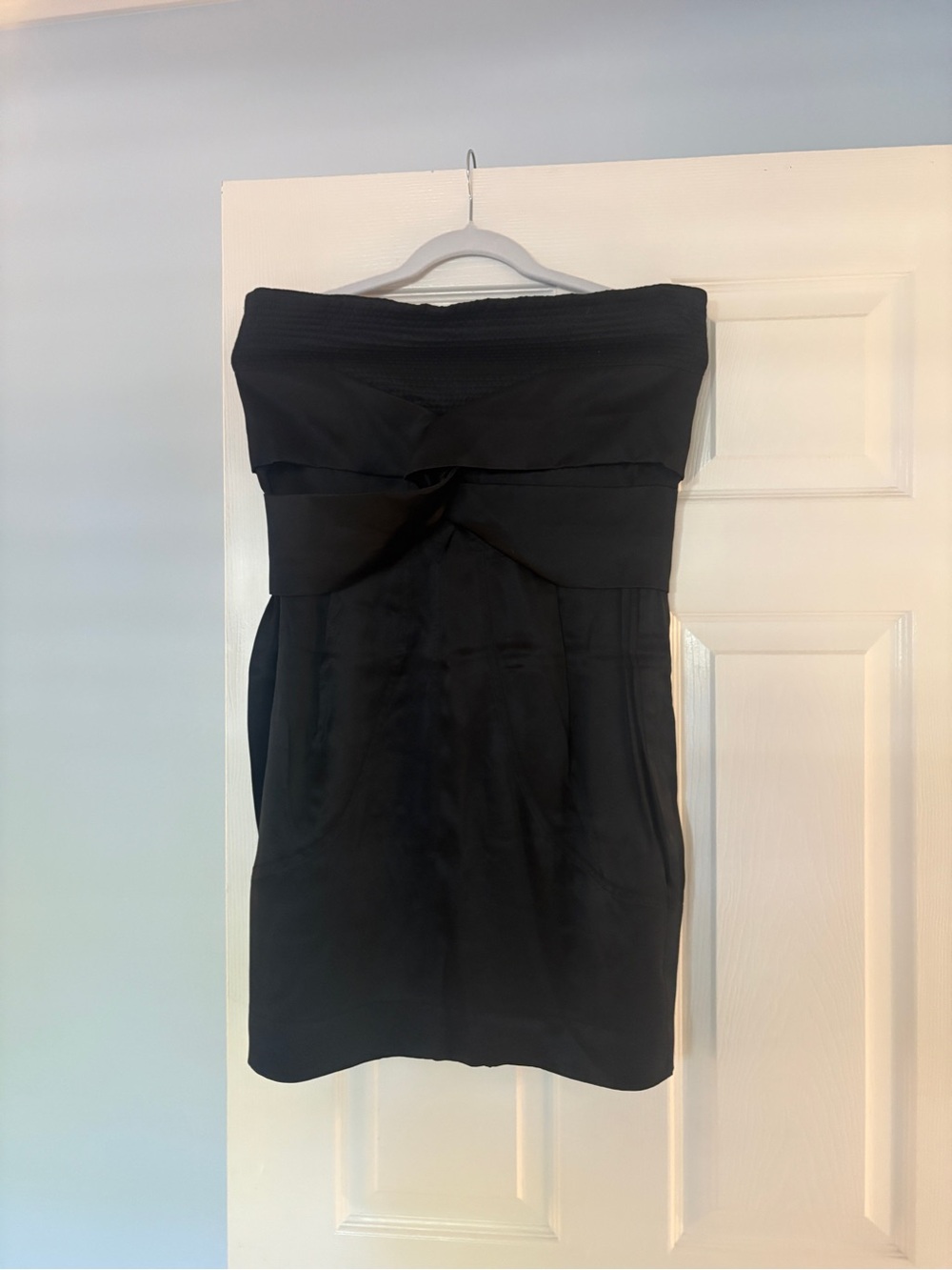 See by Chloé Strapless Black Mini Dress